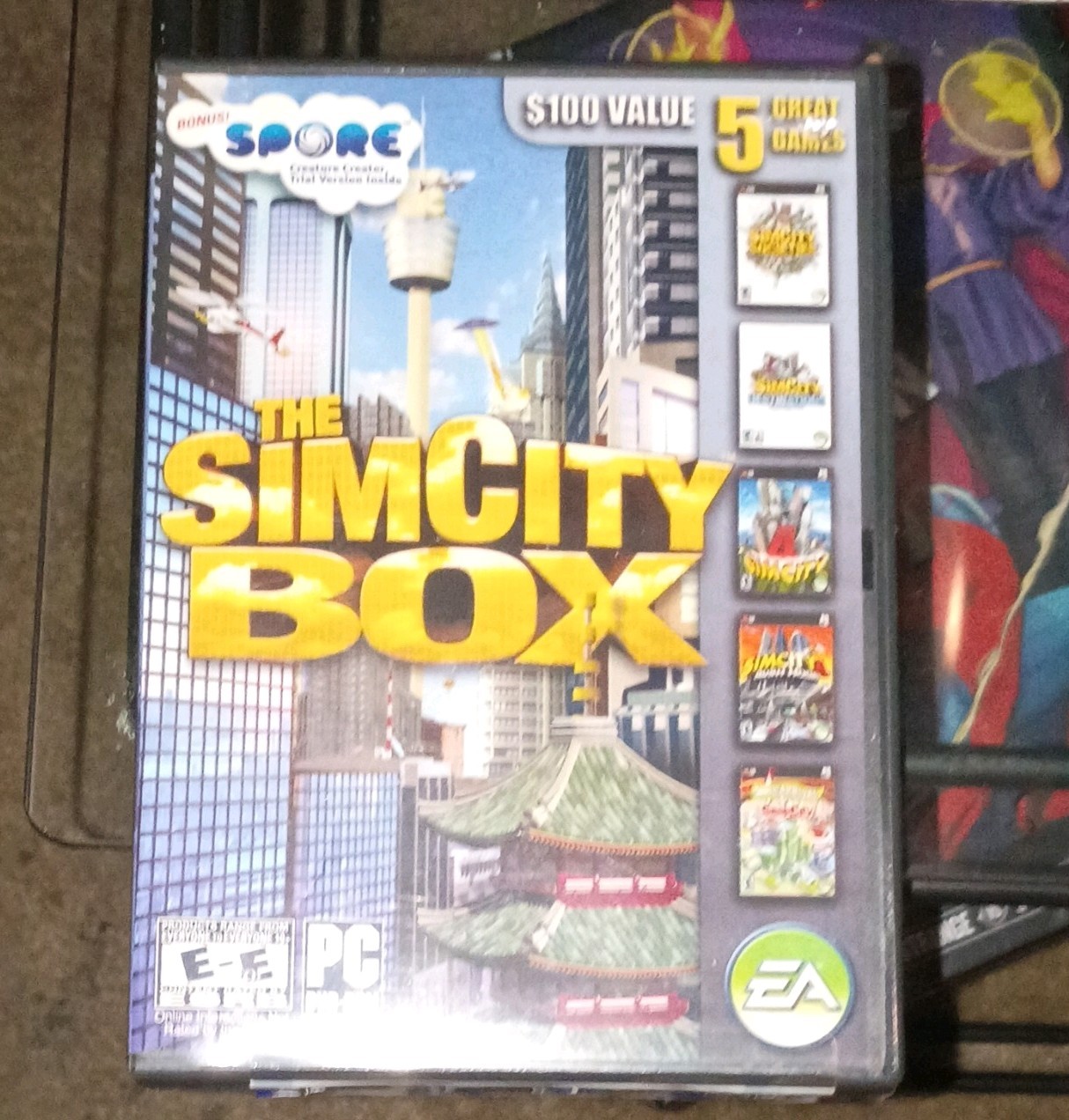 EA The SimCity Box Compilation PC Game E Rated + Spore Creature Creator Trial