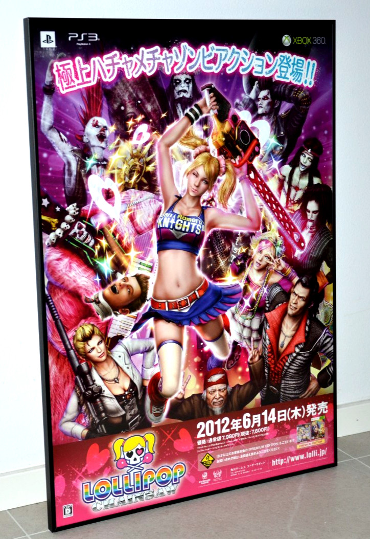 Lollipop Chainsaw – Promotional B2 Poster – Xbox PS3 Japan 2012