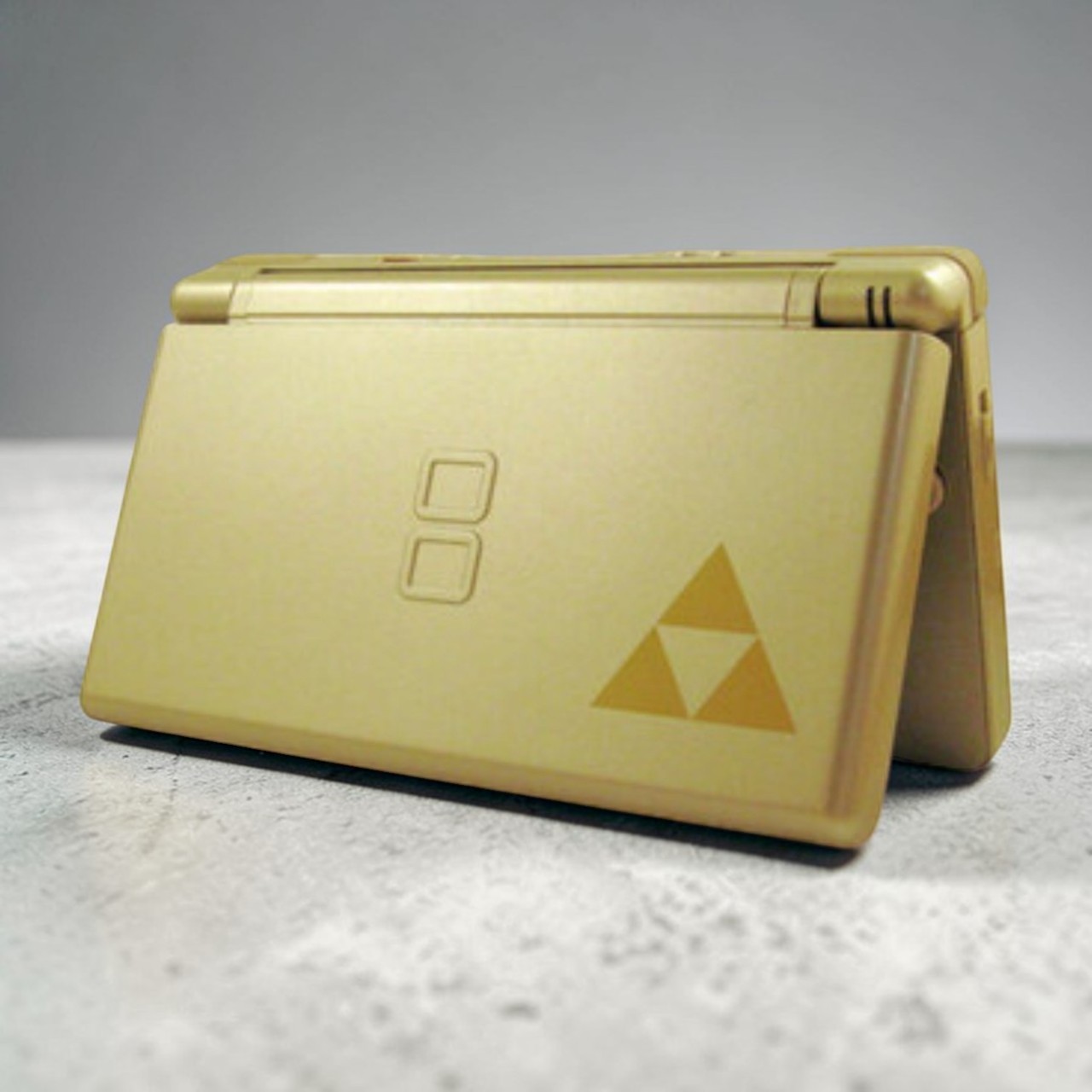 Replacement Housing Glass Lens Shell Gold Zelda Triforce for Nintendo DS Lite