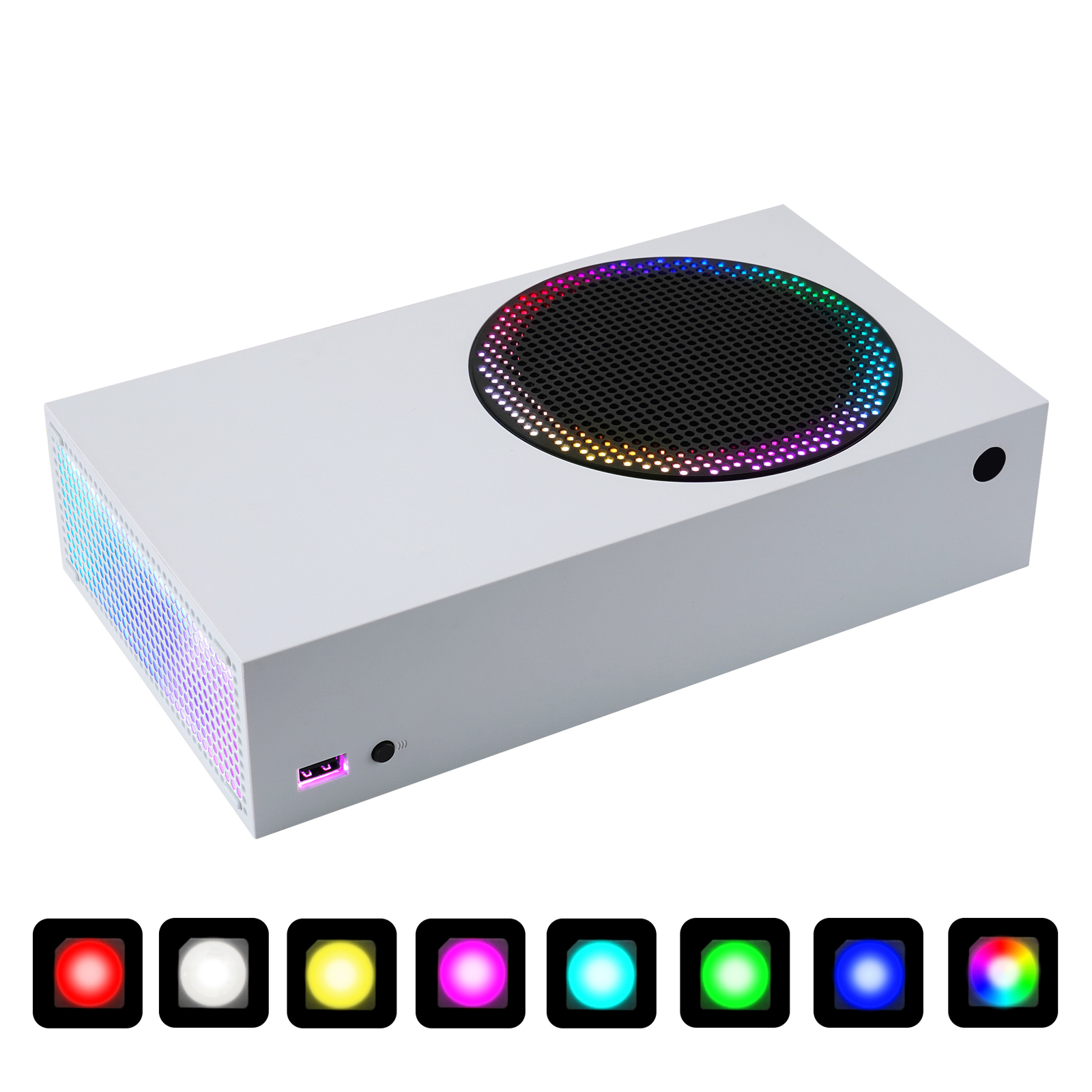 eXtremeRate Multi Color RGB LED Light Strip for Xbox Series S Console Fan Vent
