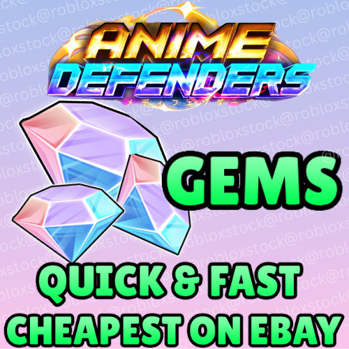 Anime Defenders Gems 250K – 5 MILLION (AD Gems) CHEAPEST Gems & Fast Delivery