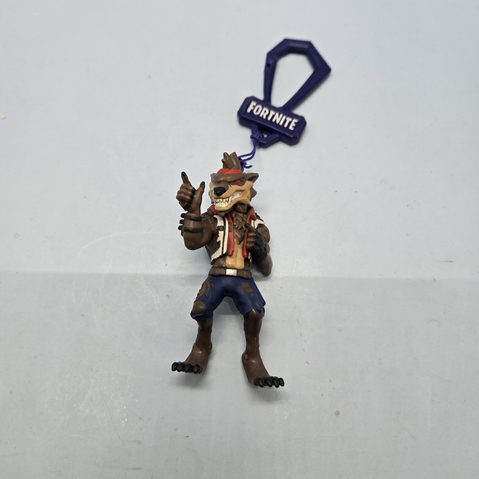 FORTNITE BACKPACK CLIPS • Lot Of 3 Vinyl Figures RAGNAROK, RAVEN, DIRE Keychains
