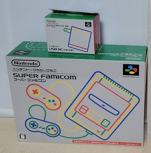 Nintendo Classic Mini: Super Famicom JPN w/Power Supply – Brand new Sealed!