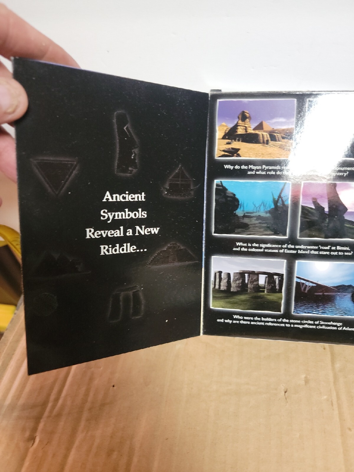 The Omega Stone Riddle of the Sphinx 2 The Adventure Company Box PC Game / 723-1