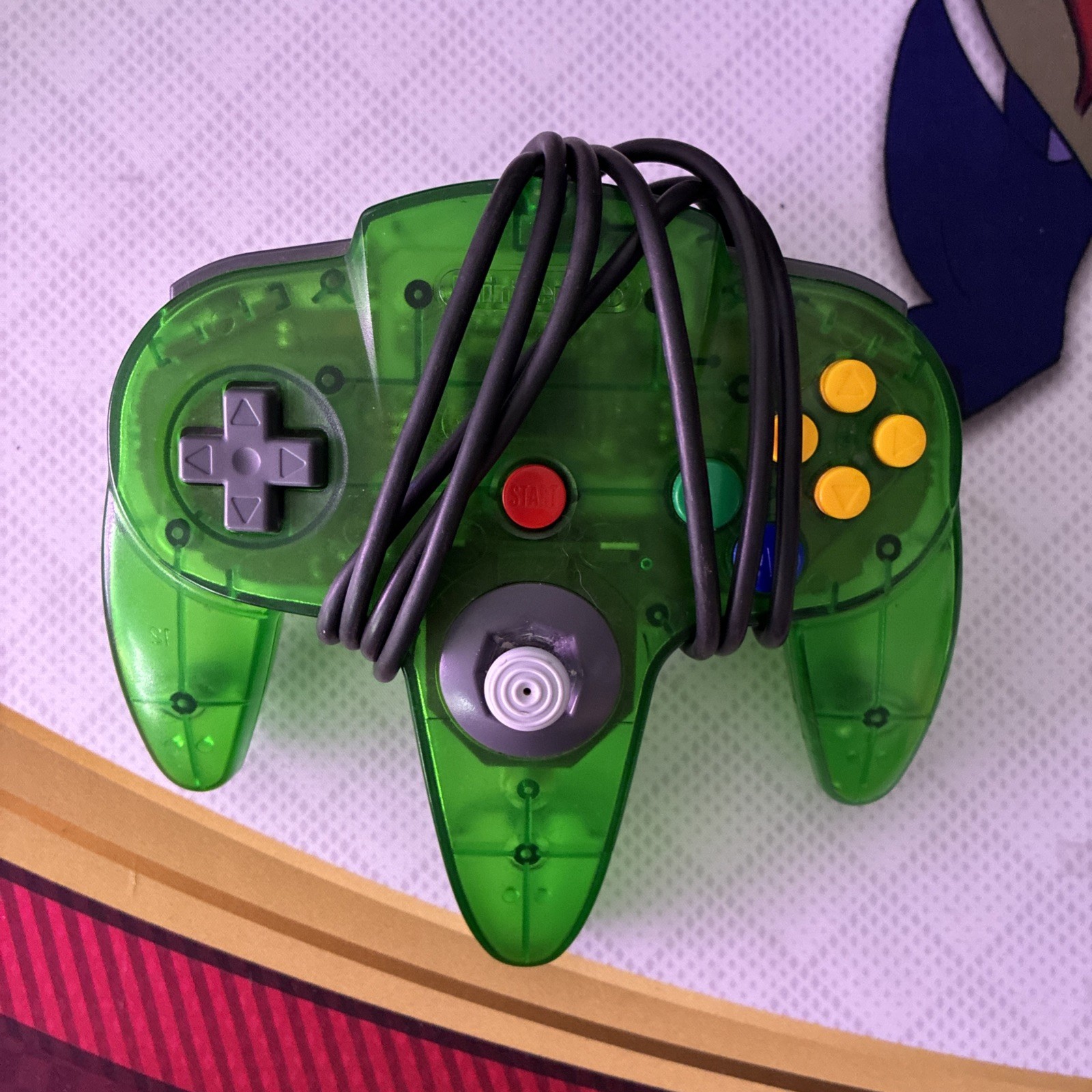 Nintendo 64 N64 Funtastic Ice Blue Console With 6 Game 4 Controller Bag Working