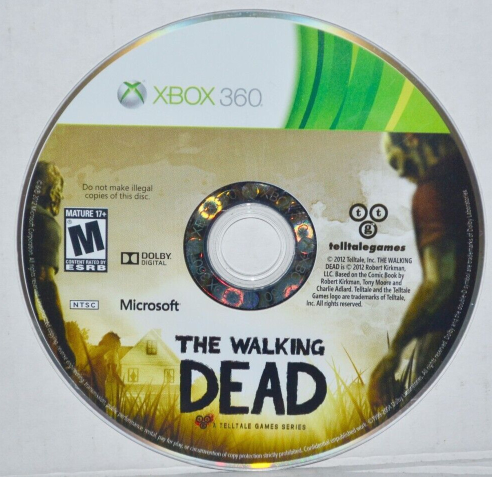 The Walking Dead: A Telltale Games Series (Microsoft Xbox 360, 2012) Game MINT🔥