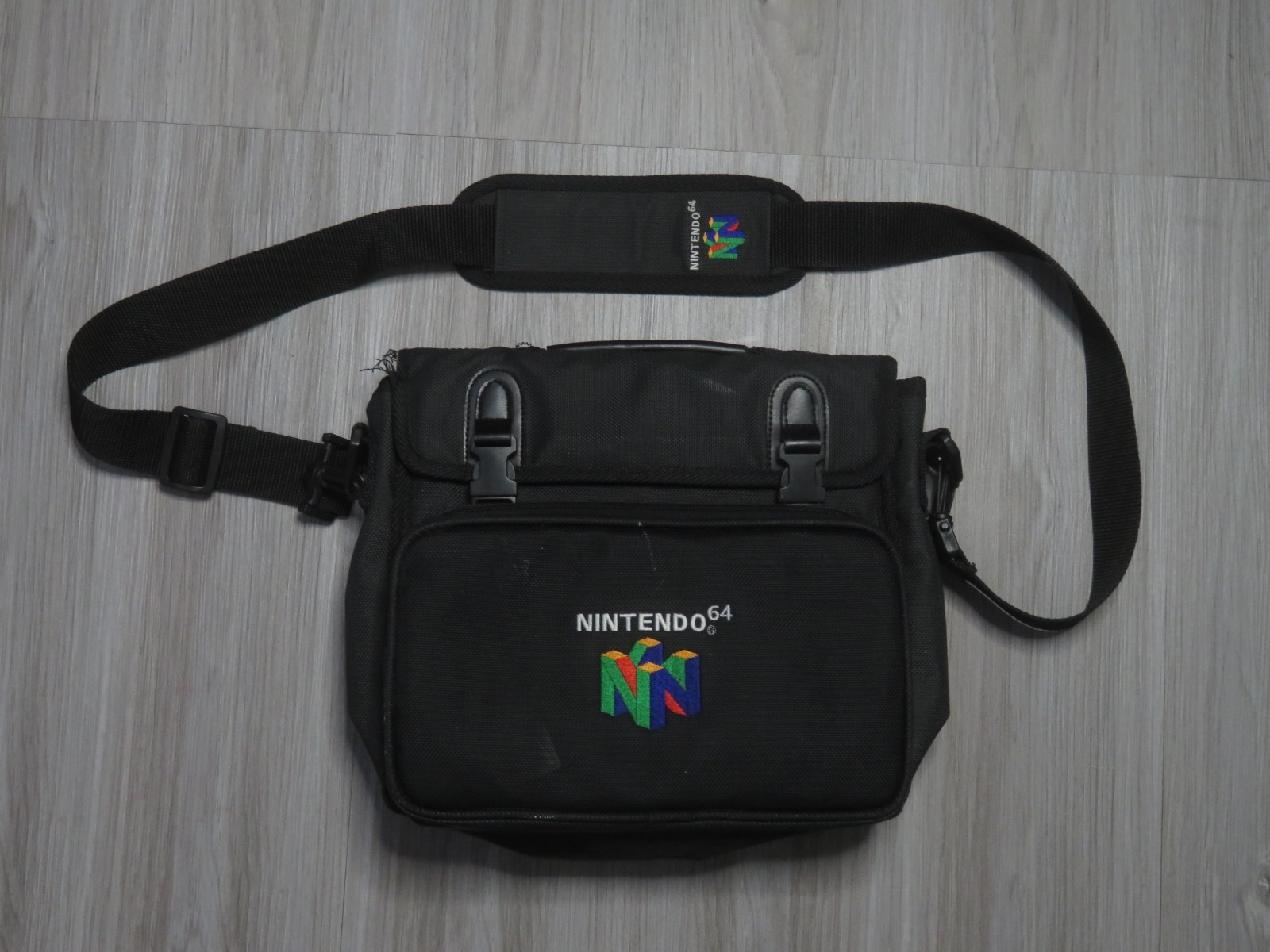 Vintage Nintendo 64 Console Carrying Case Travel Bag With Strap Padded Retro