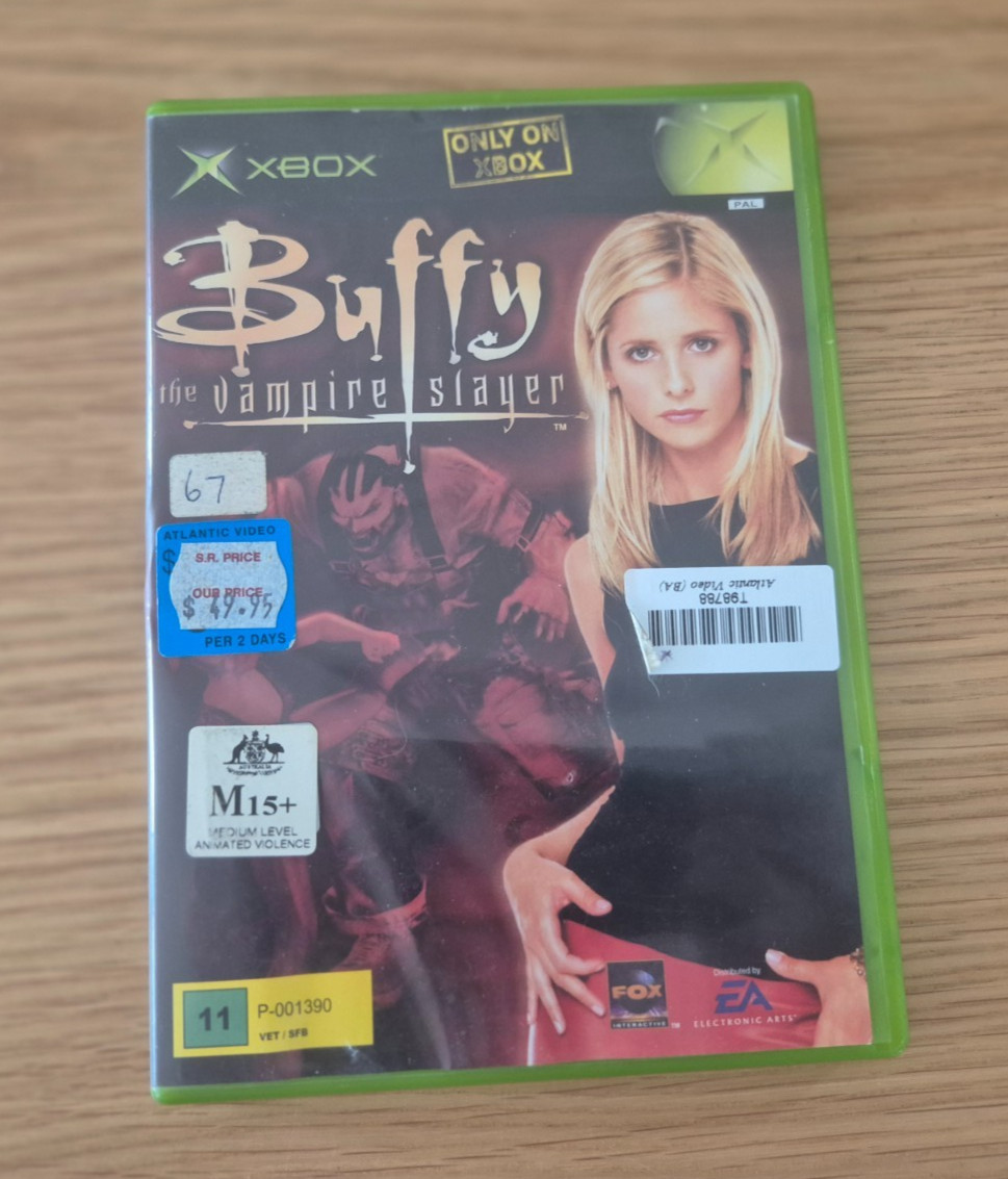 XBOX BUFFY THE VAMPIRE SLAYER GAME MA15+ (USED) 2002