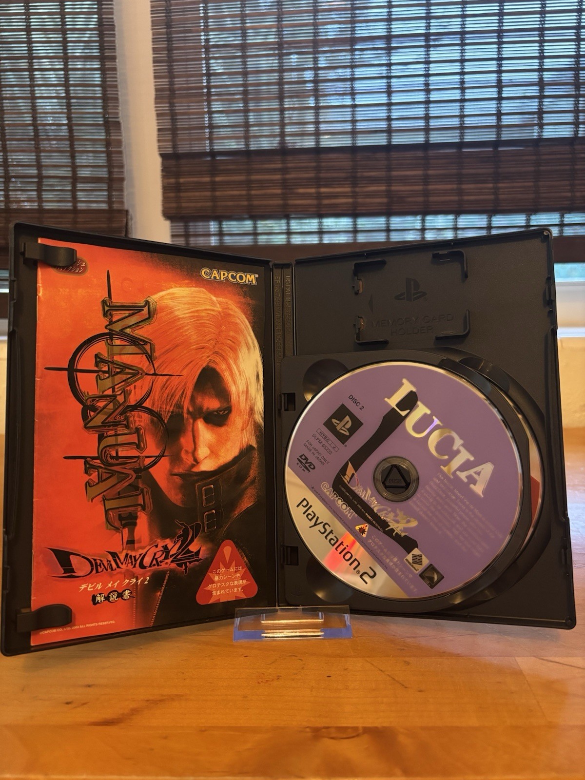 Devil May Cry 2 (PlayStation 2 PS2, NTSC-J Japan) Manual 2 Discs (US Seller)