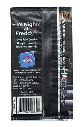 Just Toys Intl. Five Nights at Freddy’s Trading Card Pack