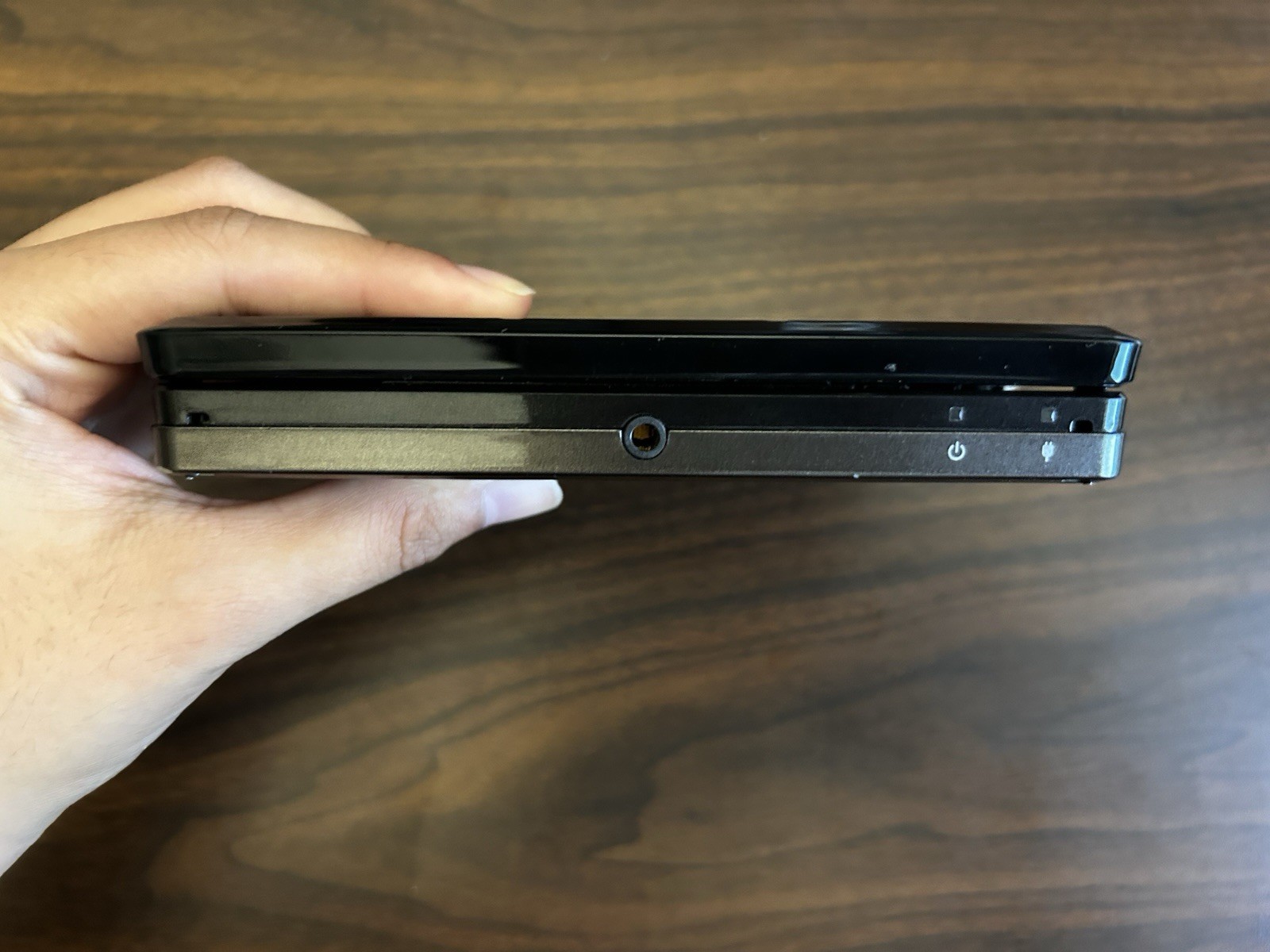 BLACK DOT ON SCREEN Nintendo 3DS Handheld System tested/working- black (B)