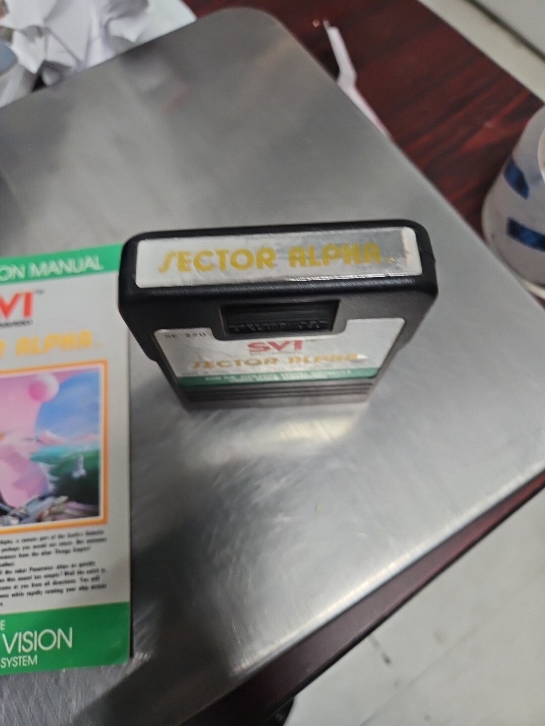Coleco Vision Sector Alpha Cartridge And Manual Spectravideo SE220