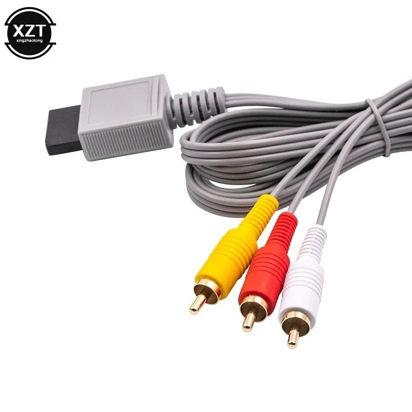 Audio Video AV Composite 3 RCA Cable for Nintendo Wii