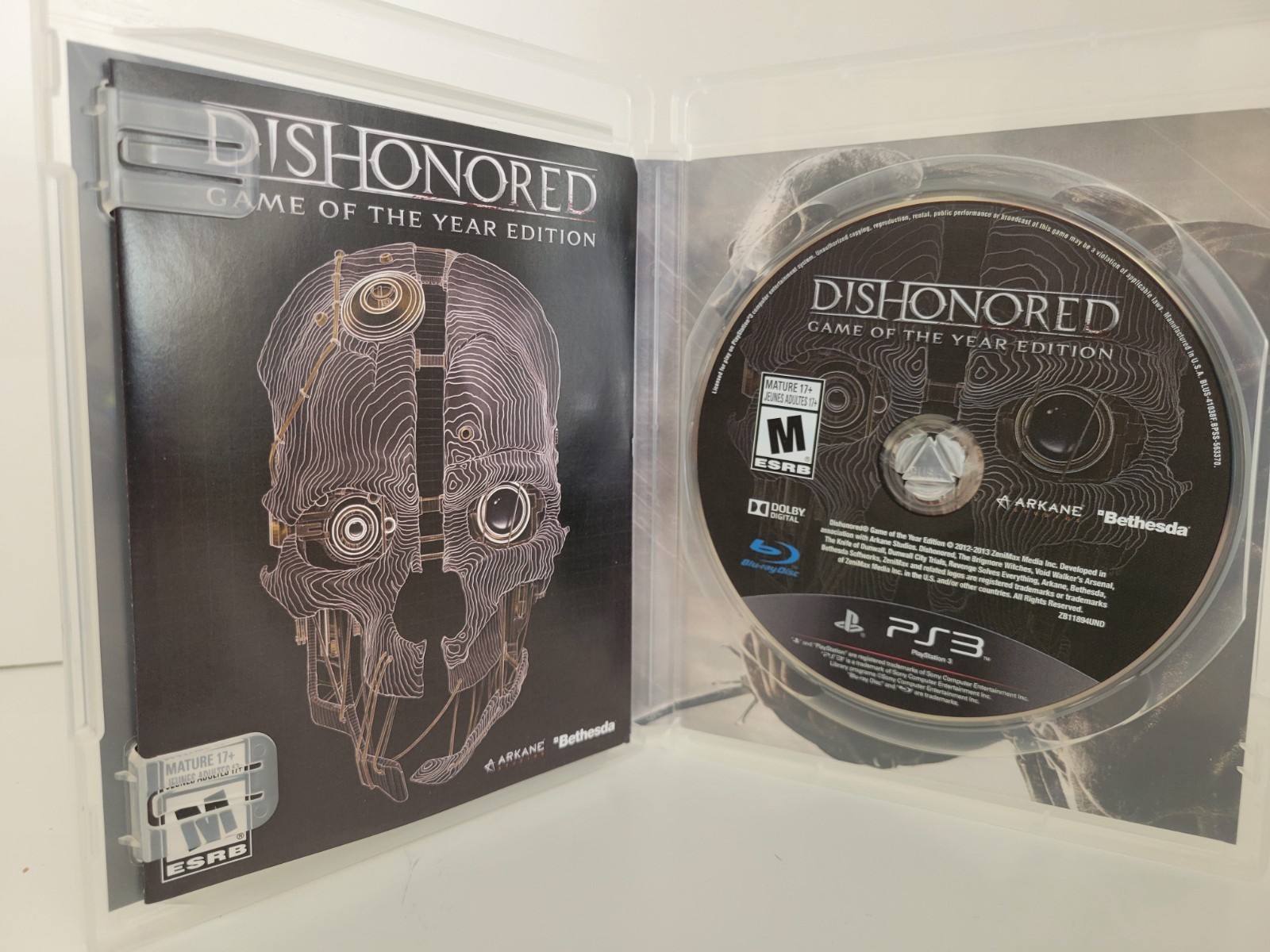 Dishonored Game of the Year Edition PS3 – Complete with Manual & DLC