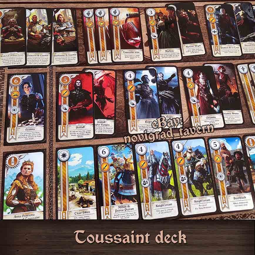 Gwent 2.0 – Witcher – 5 decks with fixed game balance + 5 new decks