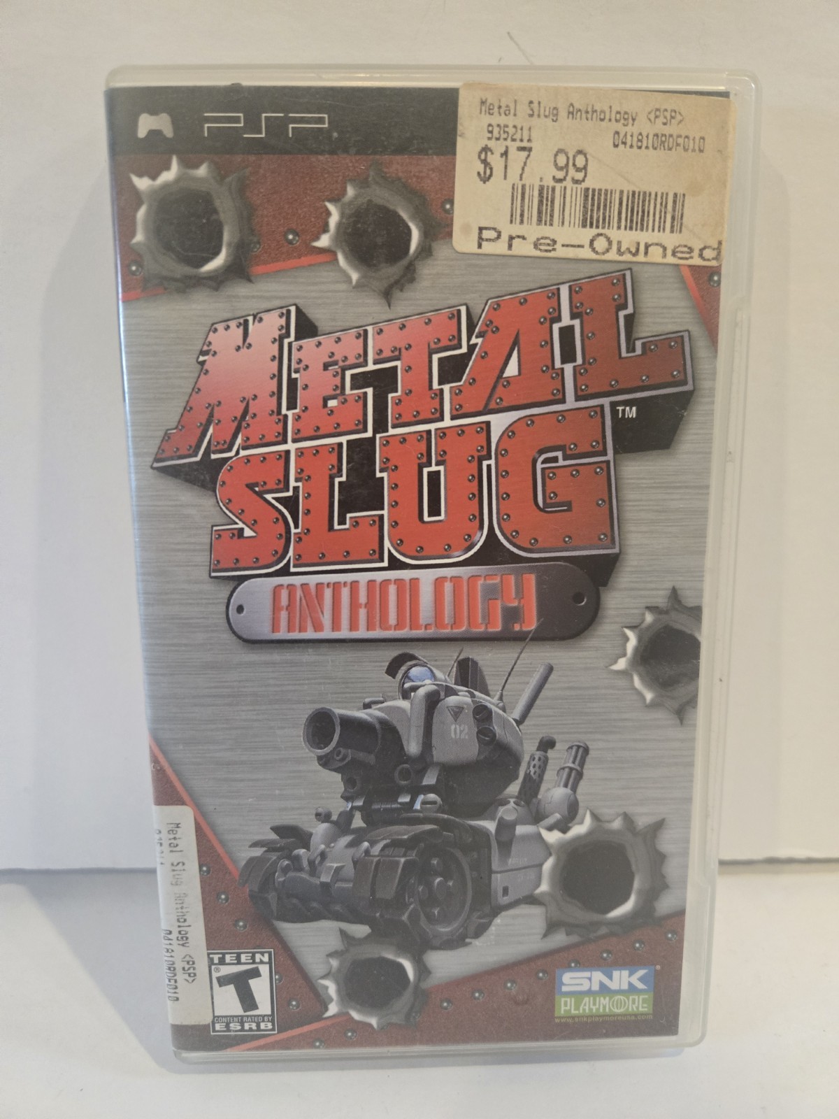 Metal Slug Anthology (Sony PSP, 2007) CIB Tested Working