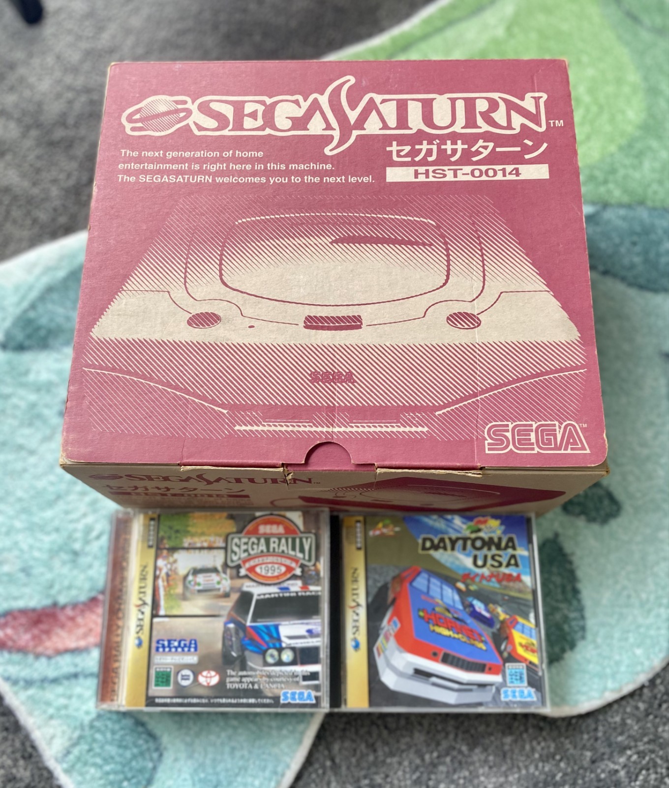 SEGA Saturn Bundle HST-3220 NTSC-J Boxed + 7 Games!!!