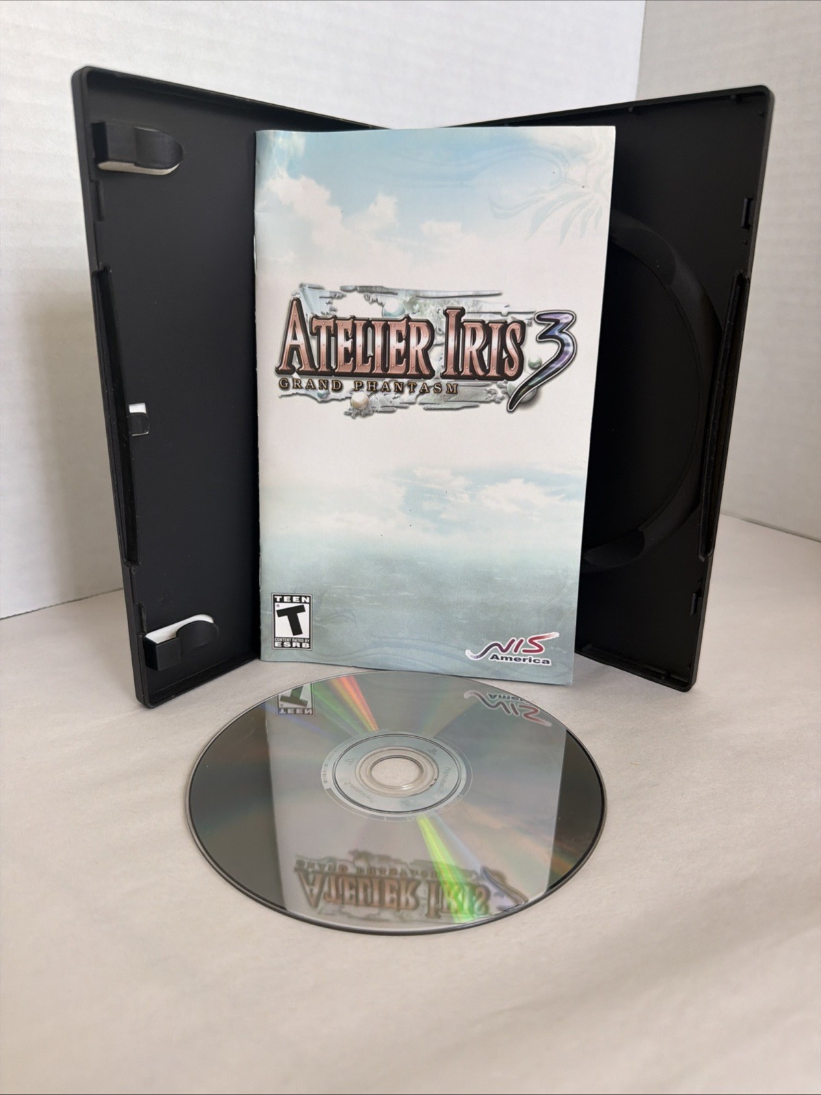 Atelier Iris 3: Grand Phantasm (Sony PlayStation 2, 2007) Complete With Manual