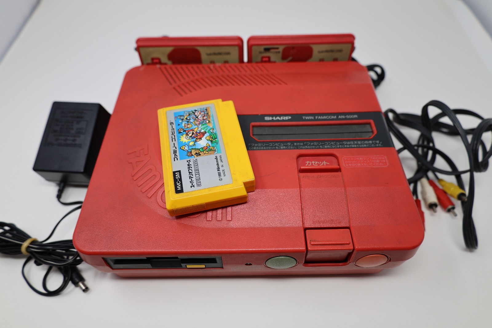 Sharp Twin Famicom Console AN500-R Red Japan *US Seller* *PLEASE READ*