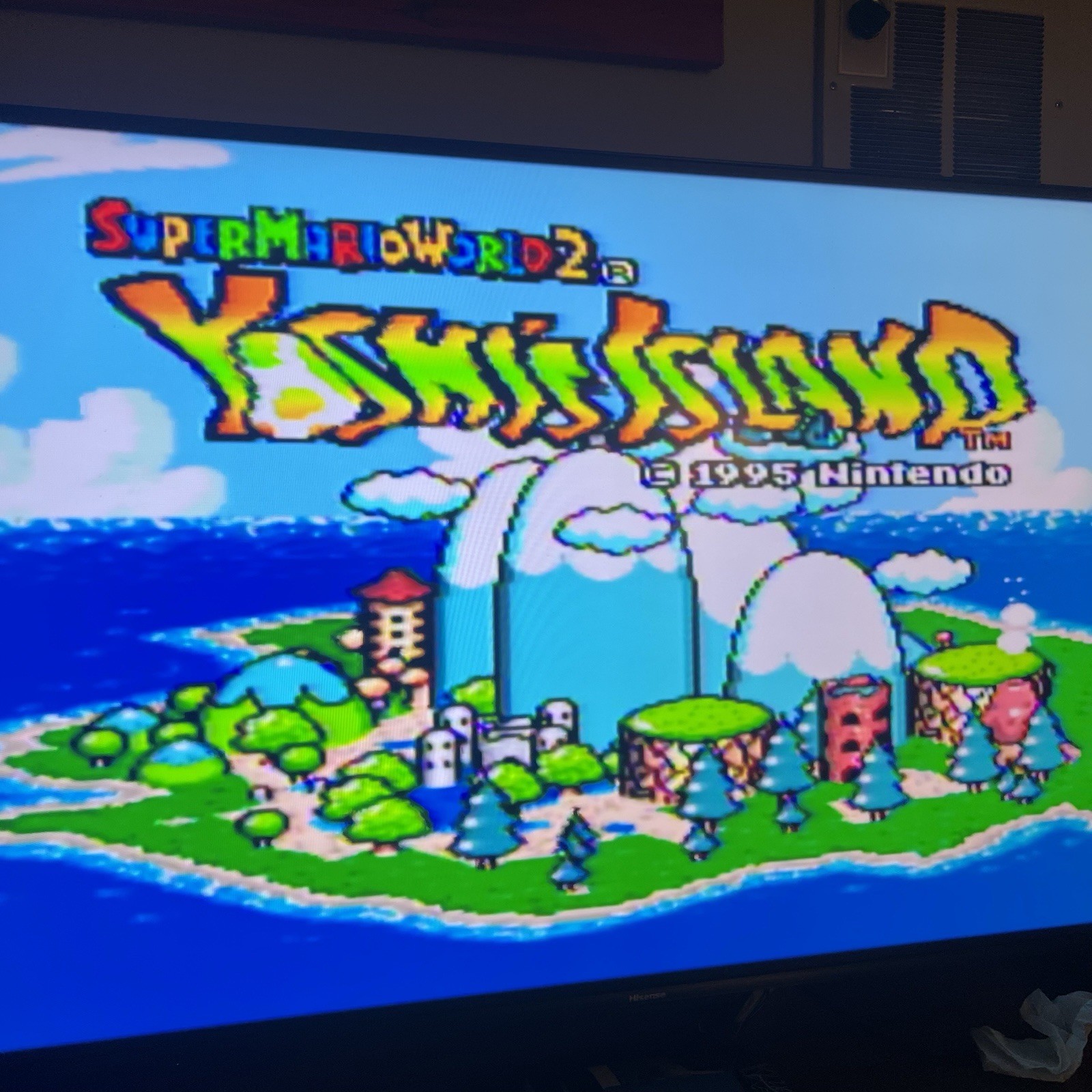 Super Mario World 2 Yoshi’s Island (Super Nintendo, 1995) Snes Authentic Cleaned