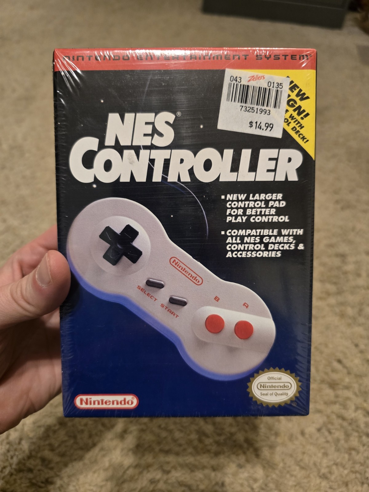 SEALED Nintendo NES Dogbone Controller OEM Sealed New NES-039 Japan Authentic