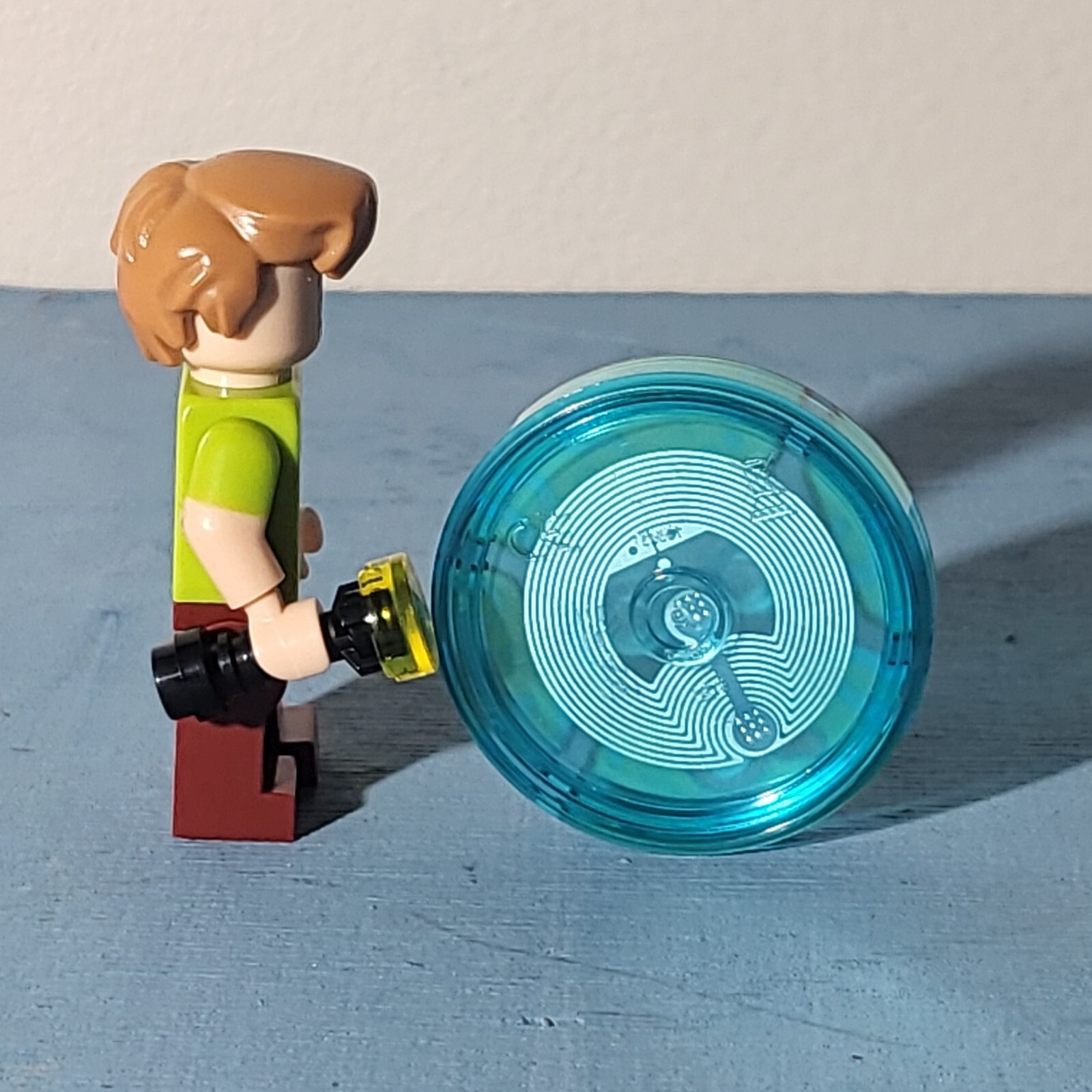 Lego Dimensions Scooby Doo Shaggy Figure And Tag Base/disc With Flashlite