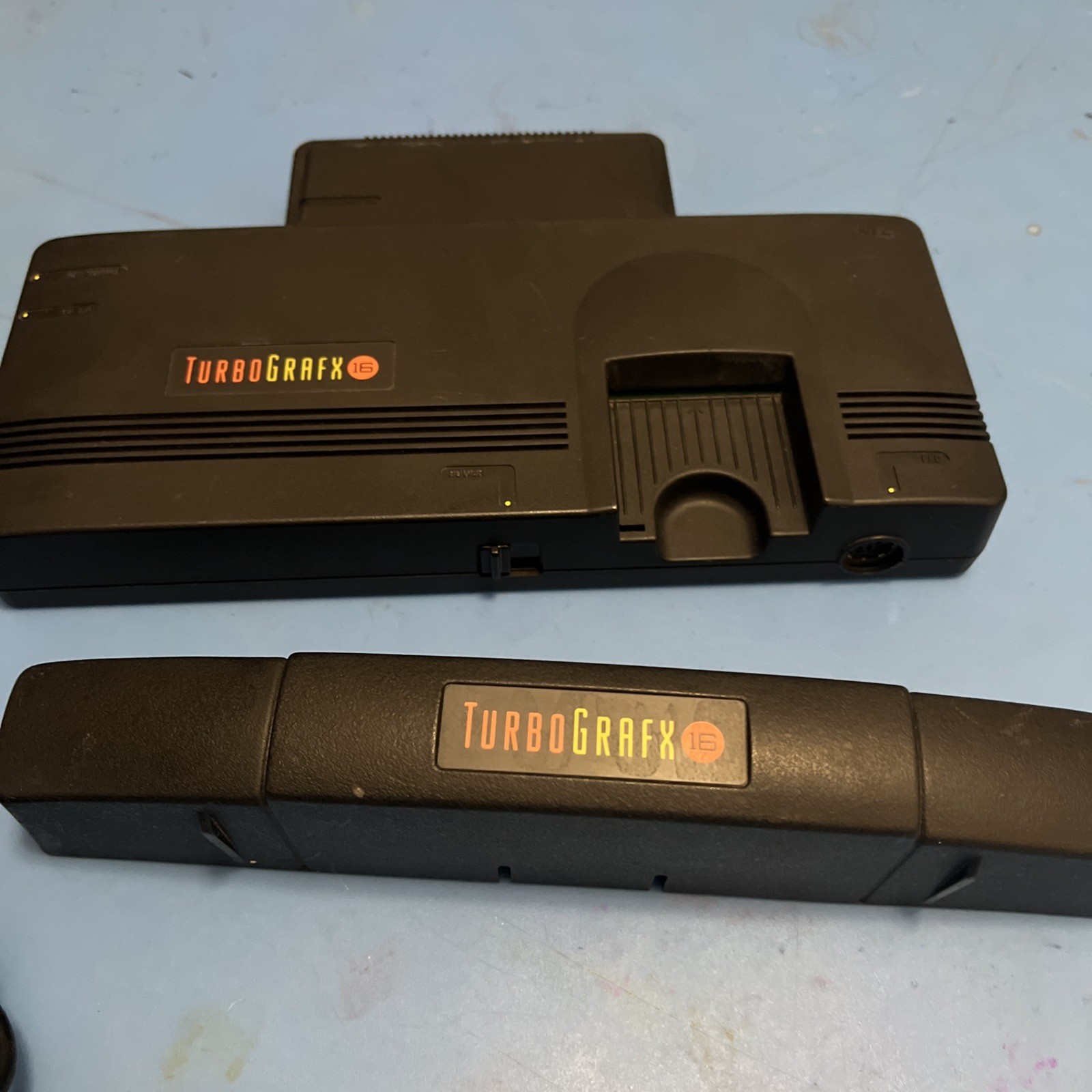 TurboGrafx-16 TG16 System Black Console Only Tested & working (No Cords)