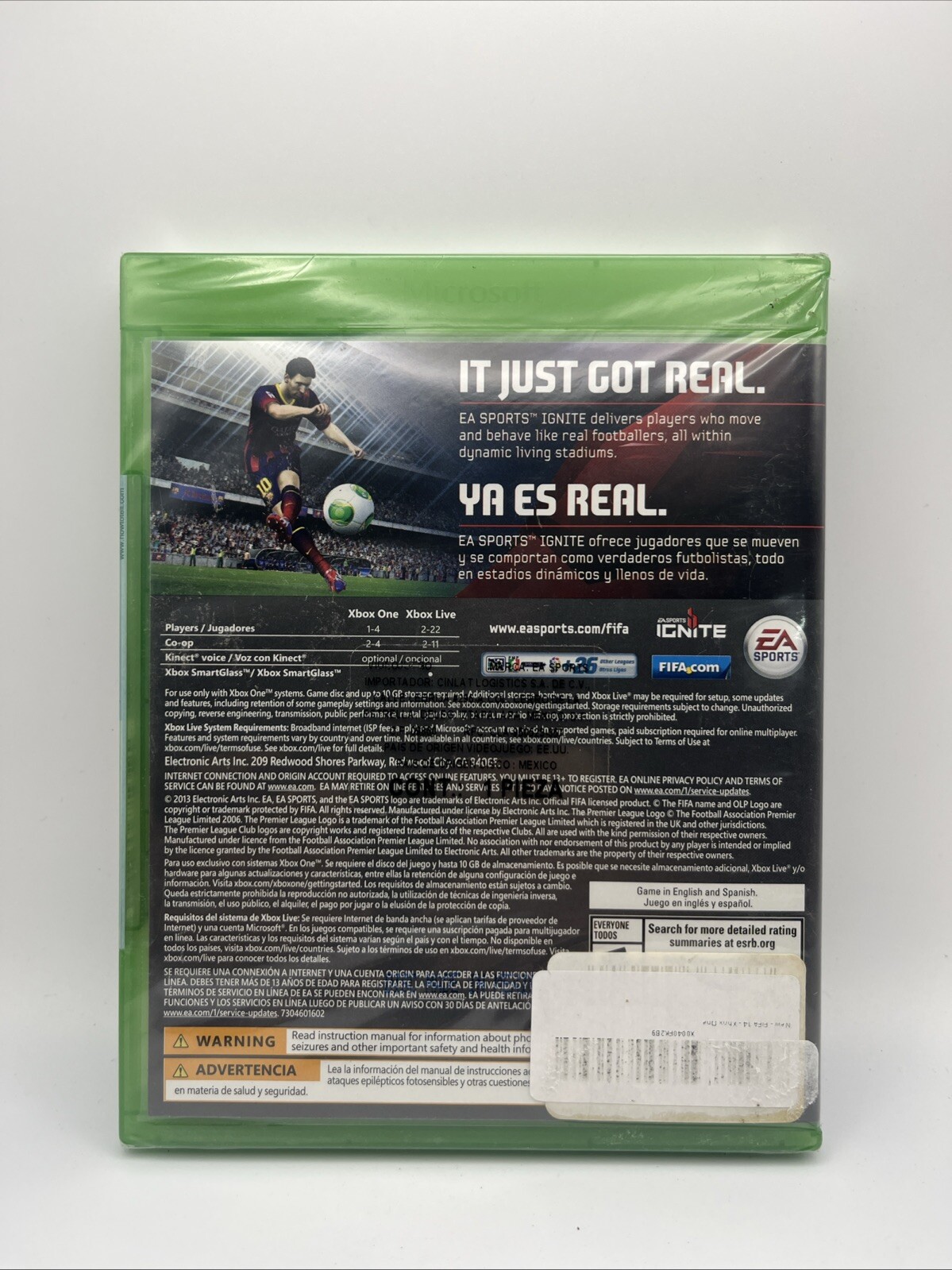 XBOX ONE FIFA 14 (Microsoft Xbox One, 2013) BRAND NEW IN STOCK , FAST SHIPPING!