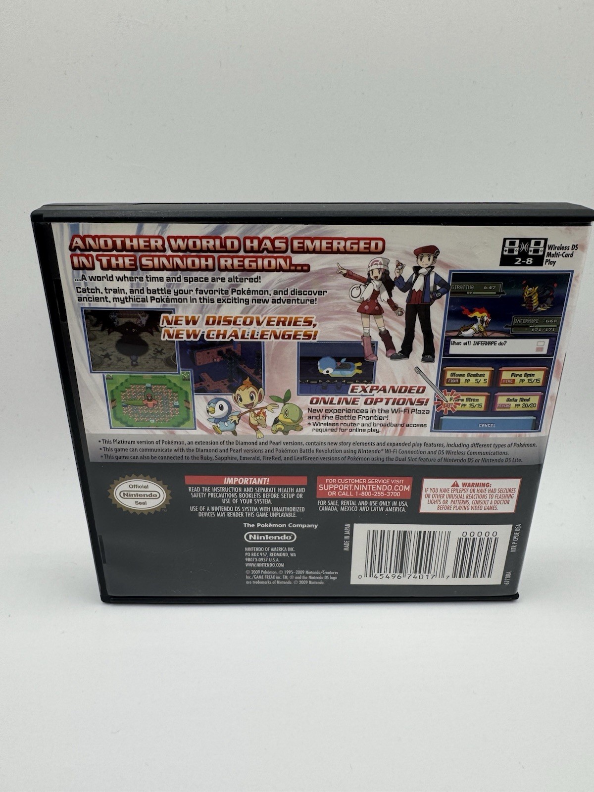 Pokémon Platinum Version CIB w/ Manual and Inserts