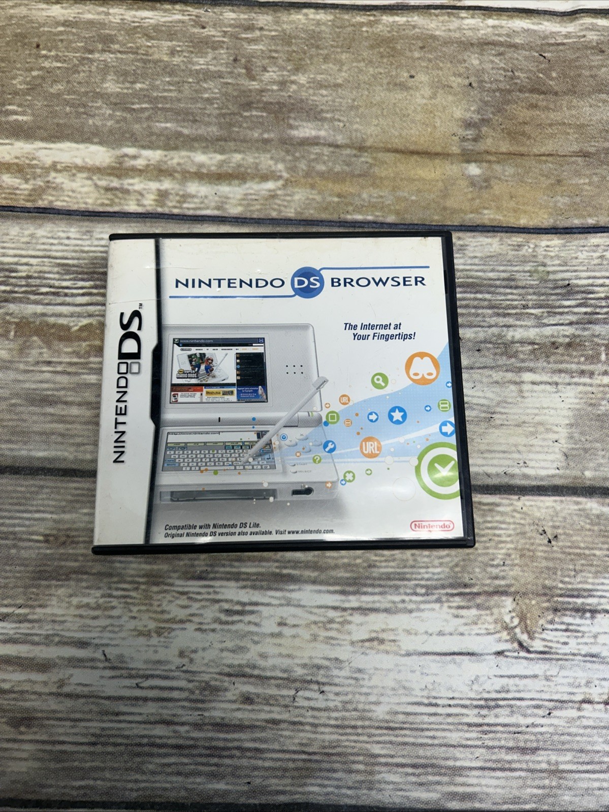 Nintendo DS Browser (Nintendo DS, 2007) Complete W/ Manual TESTED WORKING