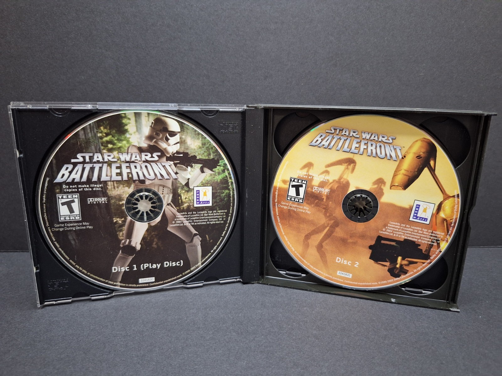Star Wars: Battlefront 1 (PC, 2004) Original Game 3 CD Set GOOD