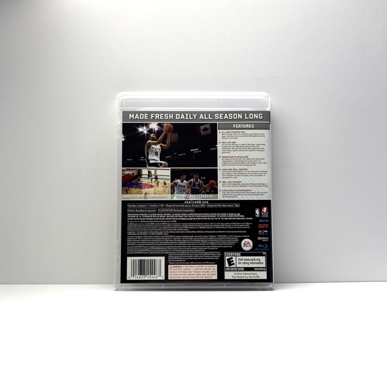 NBA Live 09 Sony PlayStation 3 PS3 CIB Complete Refurbished Tested Free Shipping