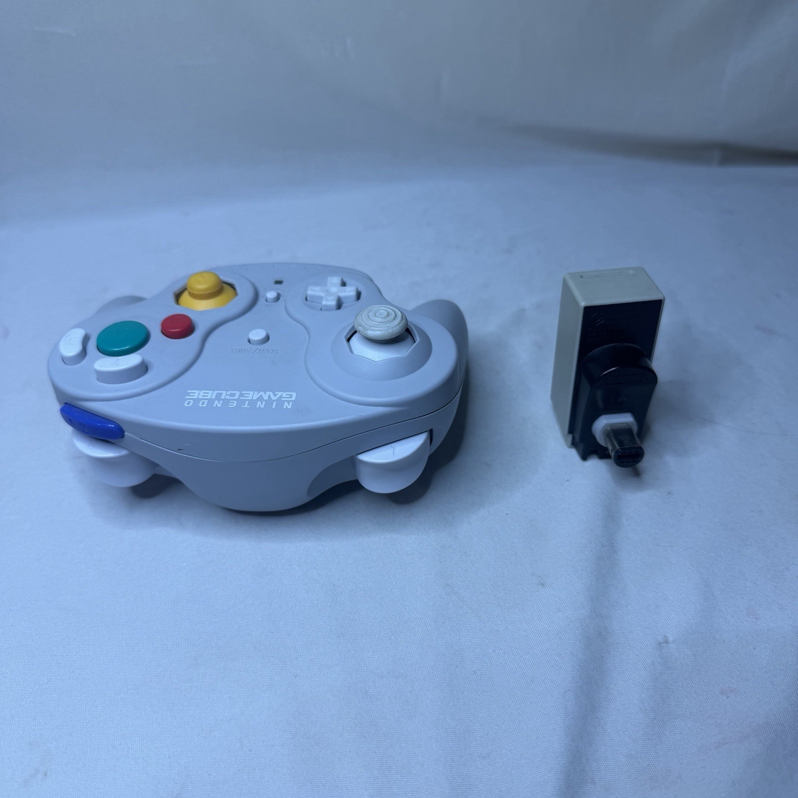 Nintendo Gamecube Wavebird Gray Wireless Controller w/ Receiver