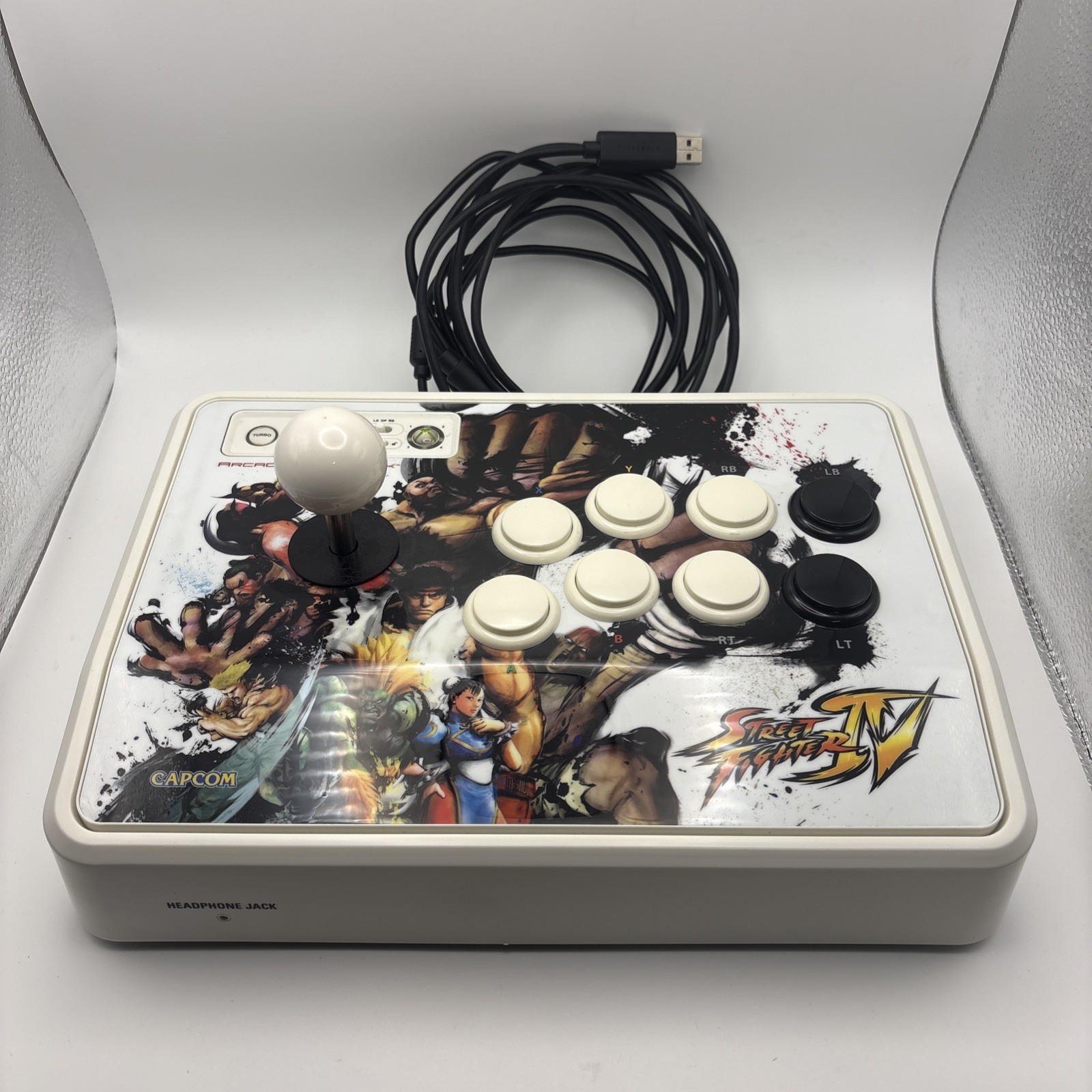CIB Mad Catz Street Fighter IV 4 Xbox 360 Arcade Fightstick Controller Tested