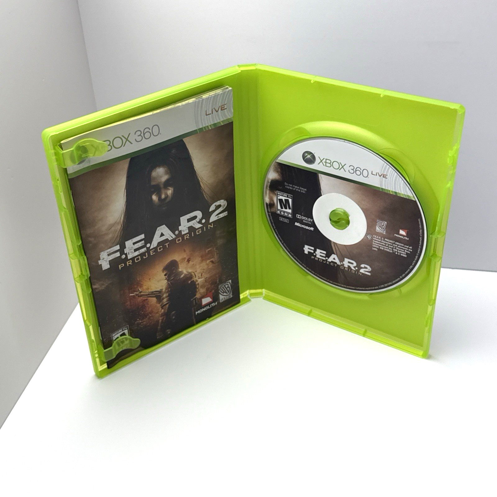 FEAR 2: Project Origin Microsoft Xbox 360 CIB Complete Refurbished & Tested