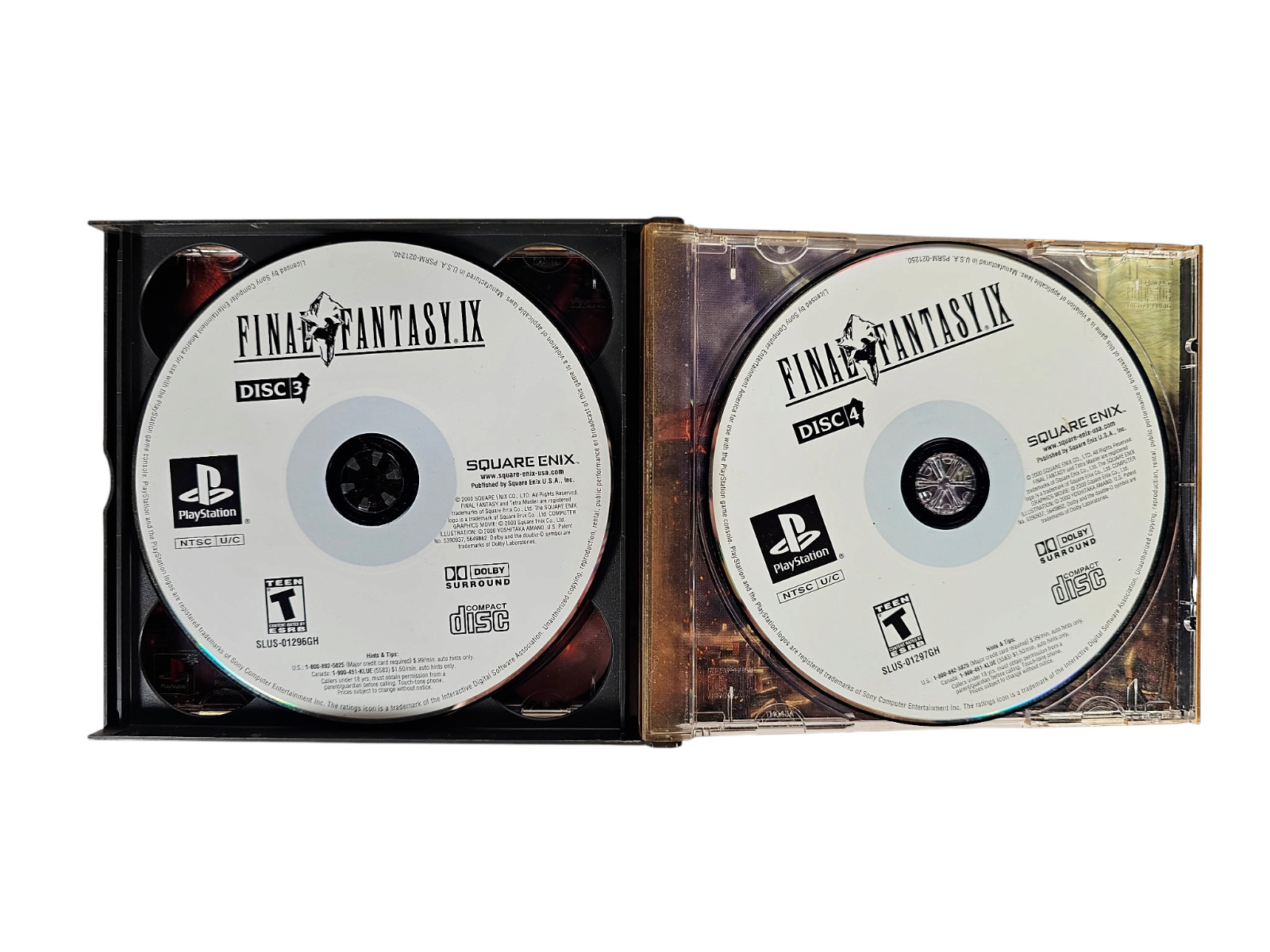 Final Fantasy IX PS1 PlayStation 1 Black Label Complete CIB 4 Discs Tested