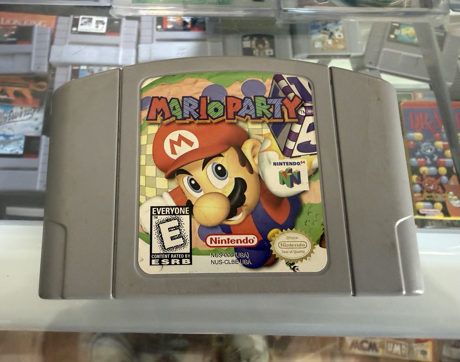 Mario Party 1 Nintendo 64, 1999 Game Cartridge Cart Only Authentic Tested Works