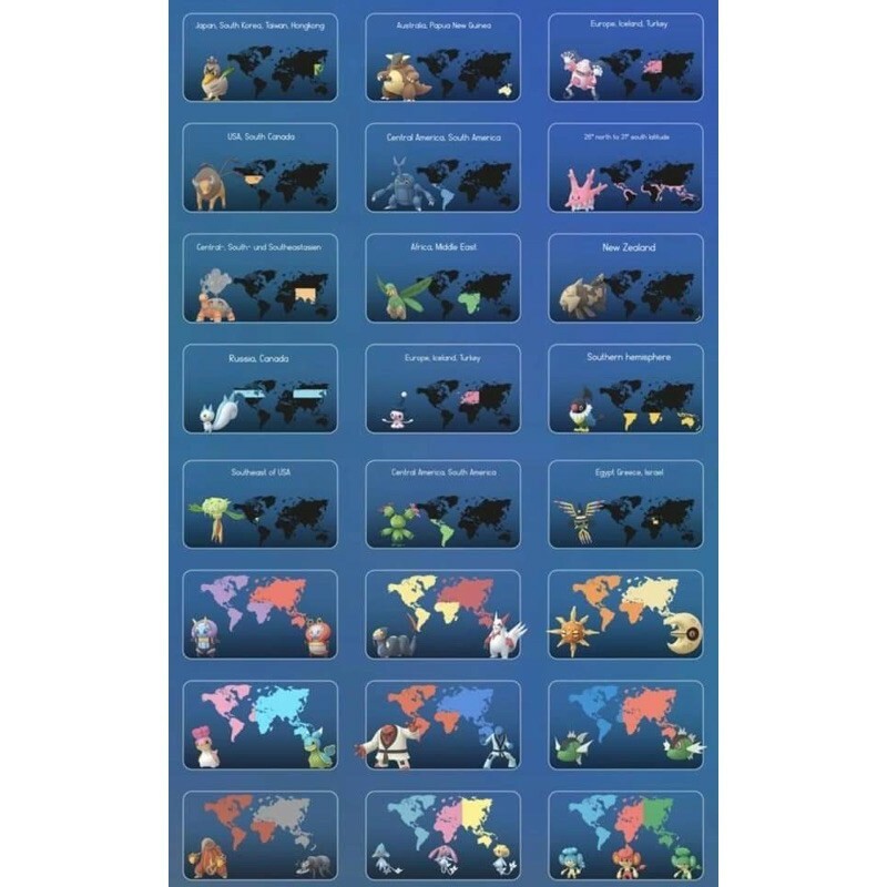 Regionals and some rare shinys price varies depending on the pokemon selected.