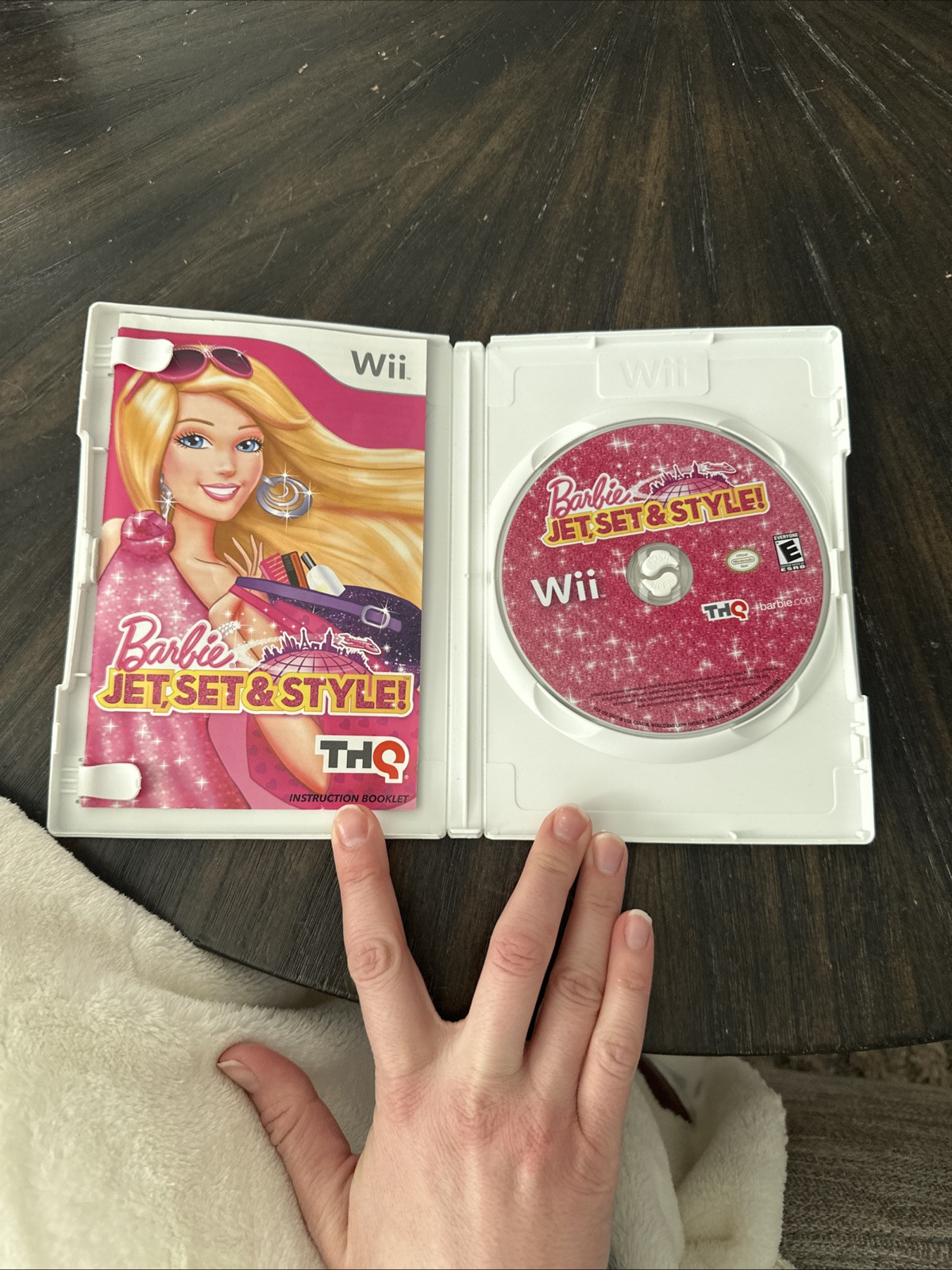 Nintendo Wii Game Barbie Jet,Set & Style CIB Complete In Box