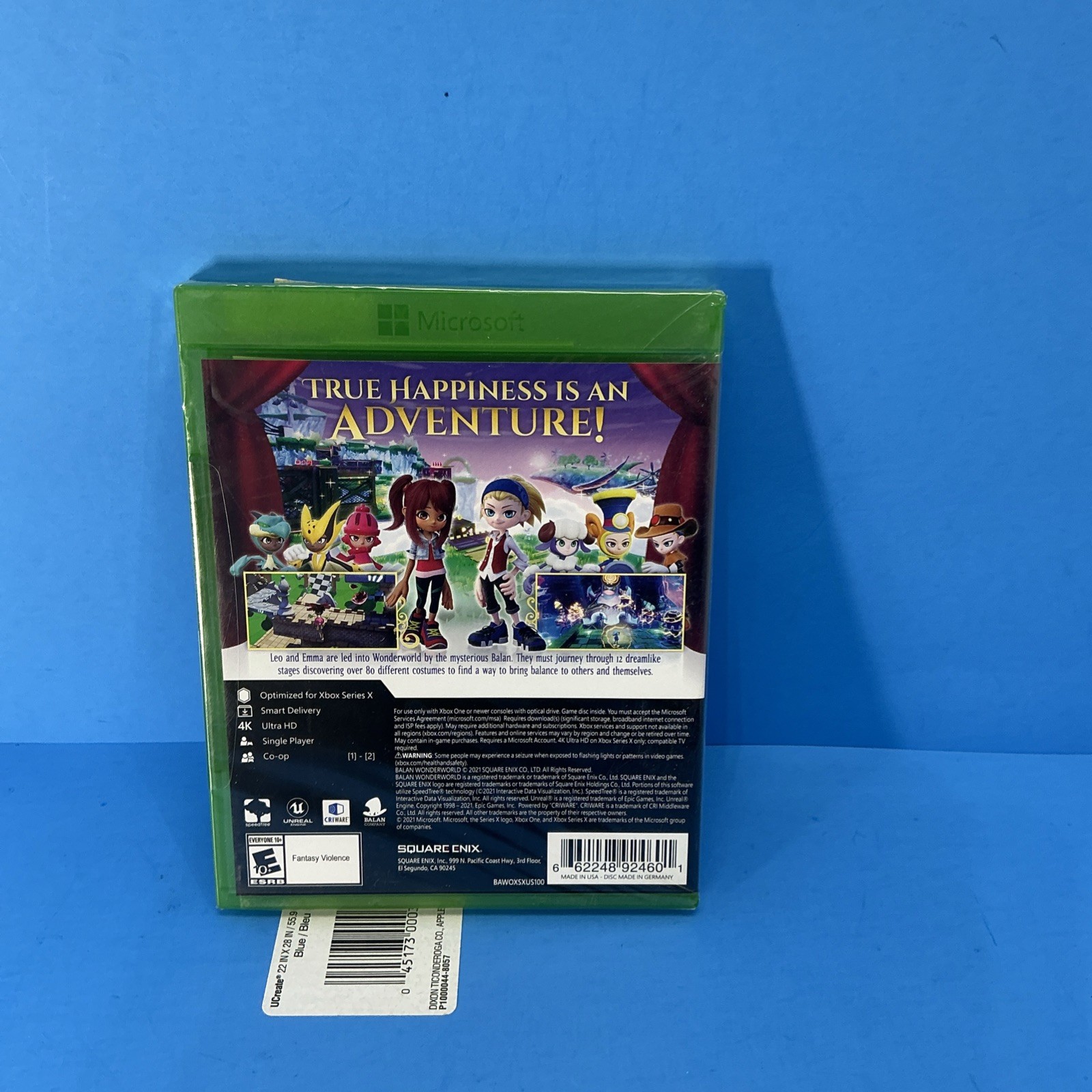 Balan Wonderworld for Microsoft Xbox One Brand New Factory Sealed