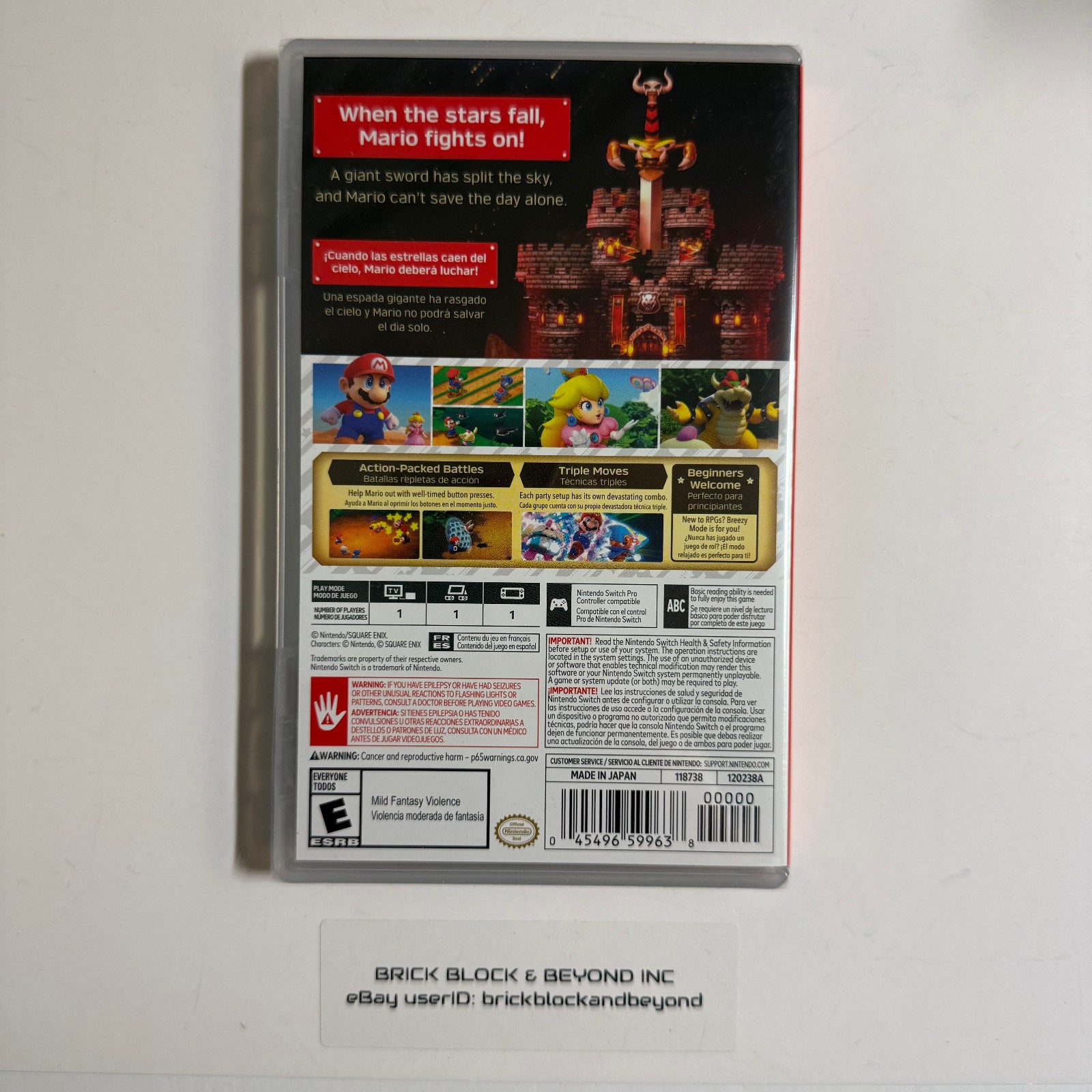 Nintendo Switch Super Mario RPG New Sealed