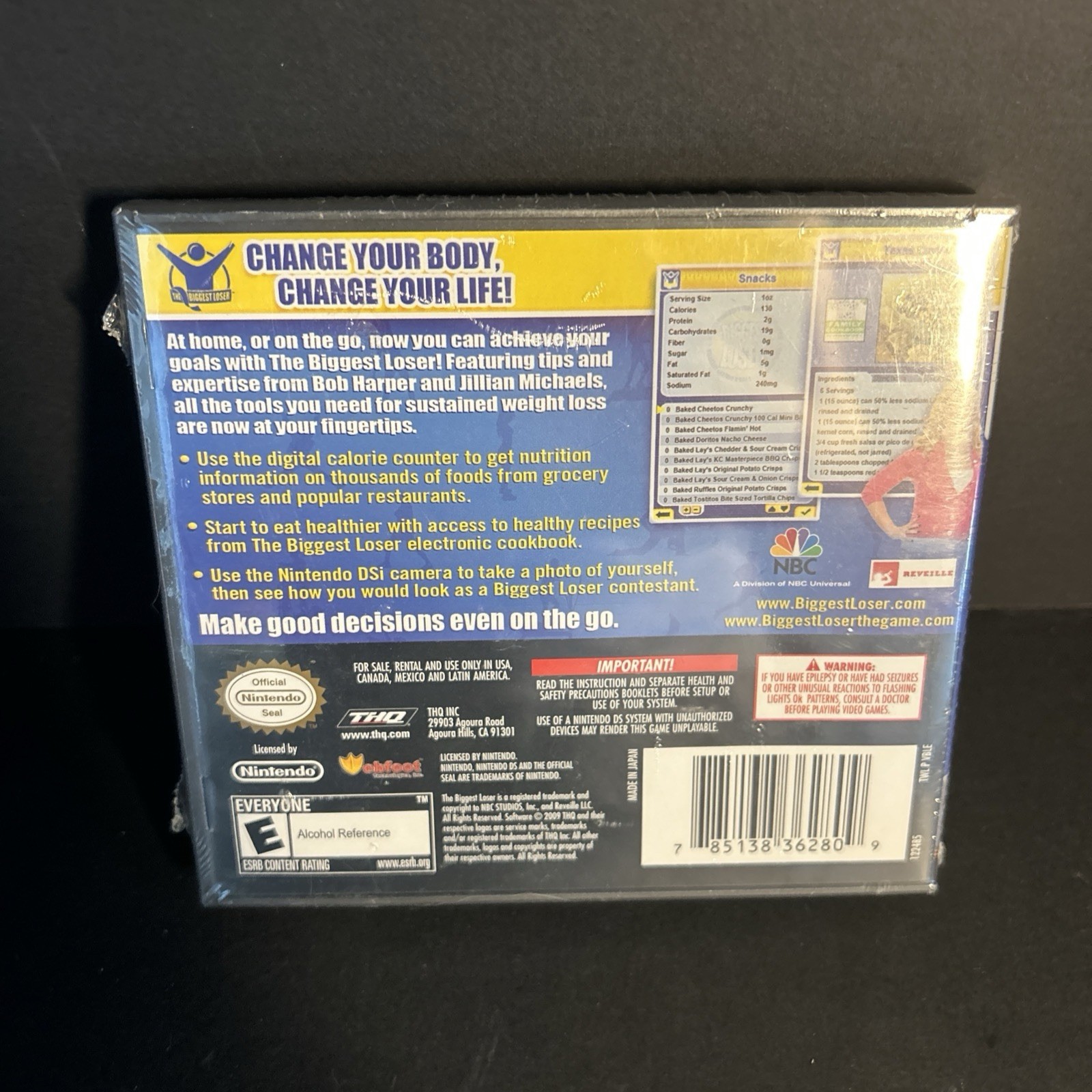 The Biggest Loser (Nintendo DS, 2009) Brand New Factory Sealed