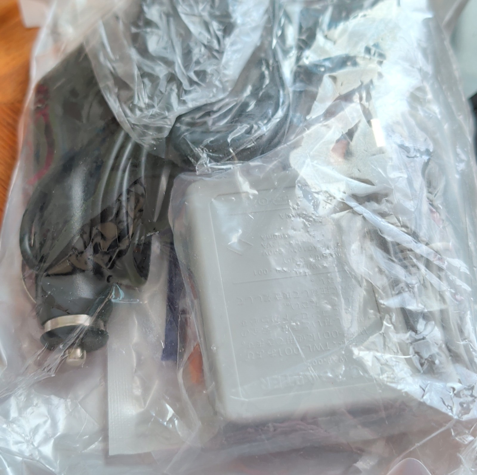 Nintendo Wall Charger and Charging Cable Gray Black Plastic Power Adapter