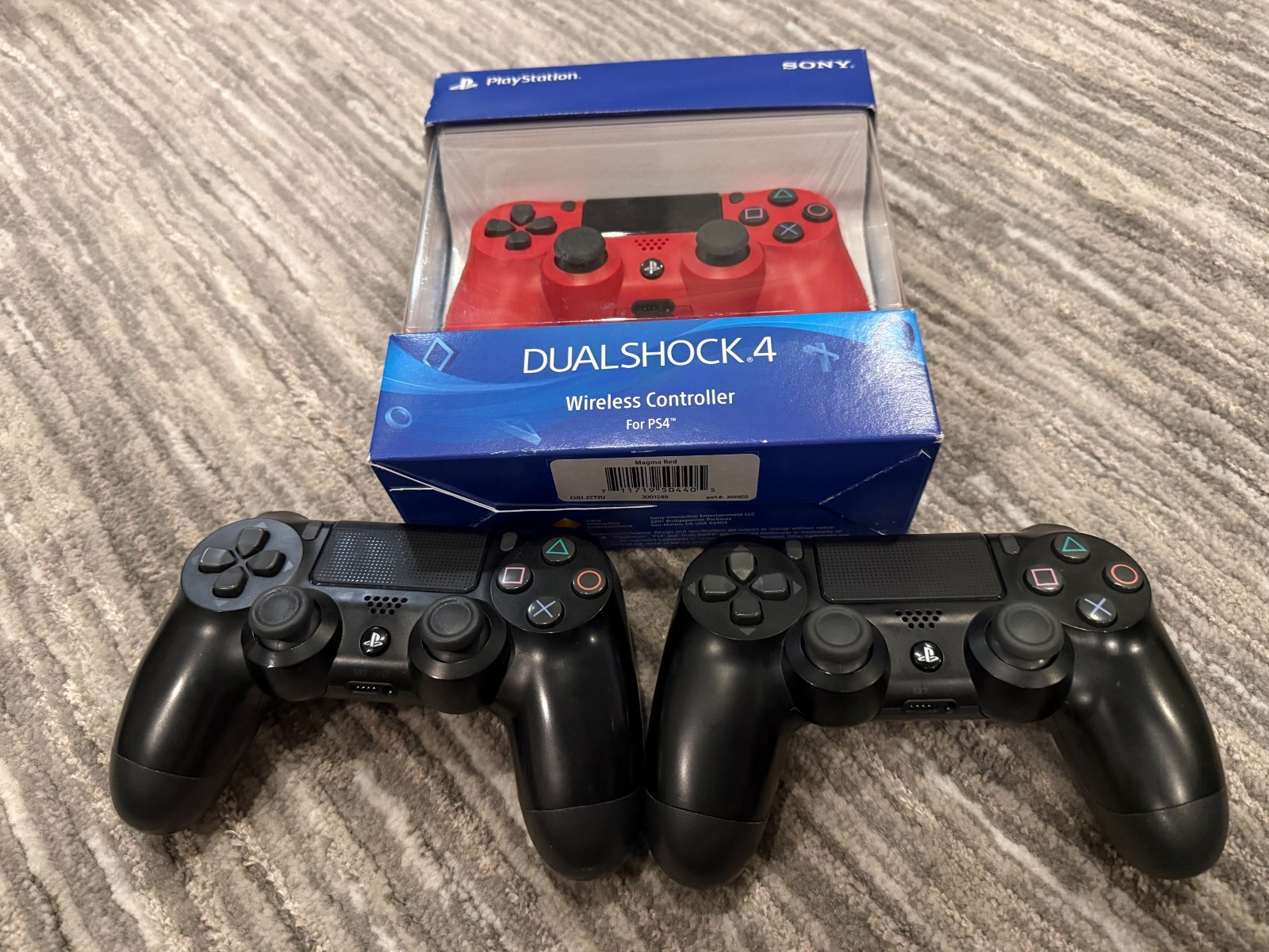 PlayStation 4 500GB + Cords + 6 Games + 3 Controllers. TESTED & WORKING