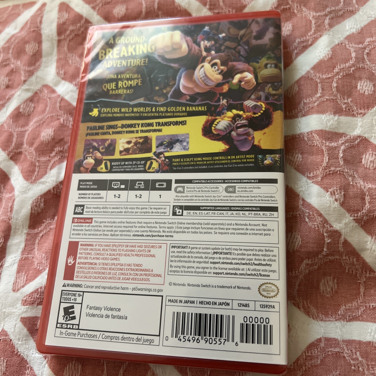 Donkey Kong Bananza Nintendo Switch 2 Brand New Sealed Free Shipping Fast USA