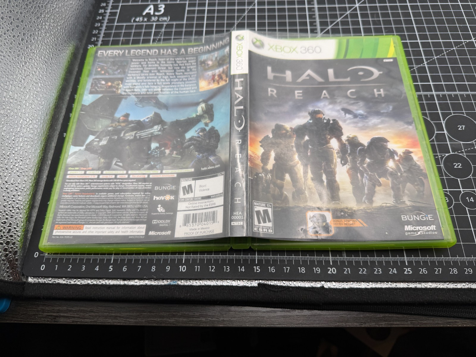 Halo Reach (Microsoft Xbox 360) Complete CIB w/ Manual & Inserts TESTED