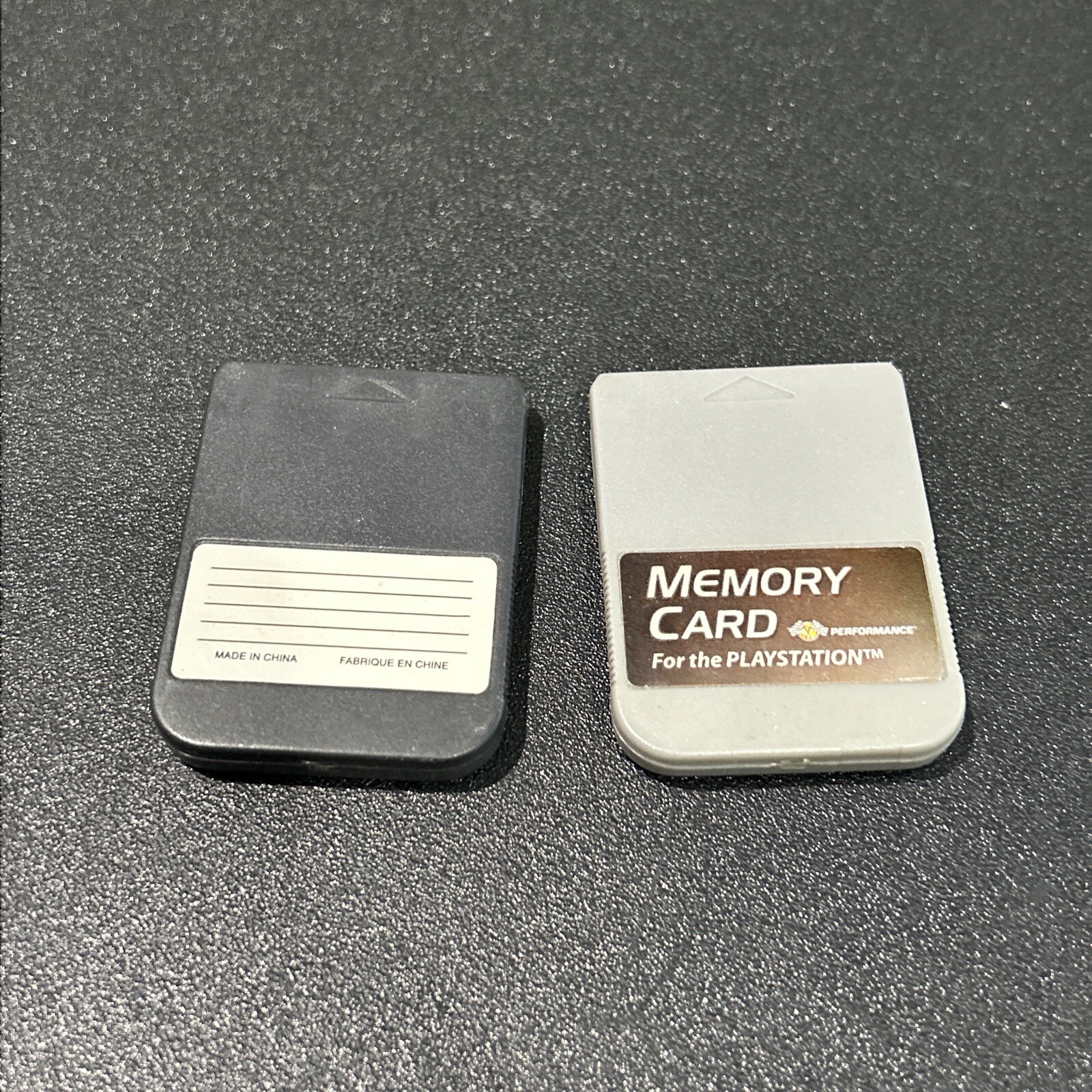 Performance Memory Card Ps1 Lot of 2 Sony Playstation 1 Cards.