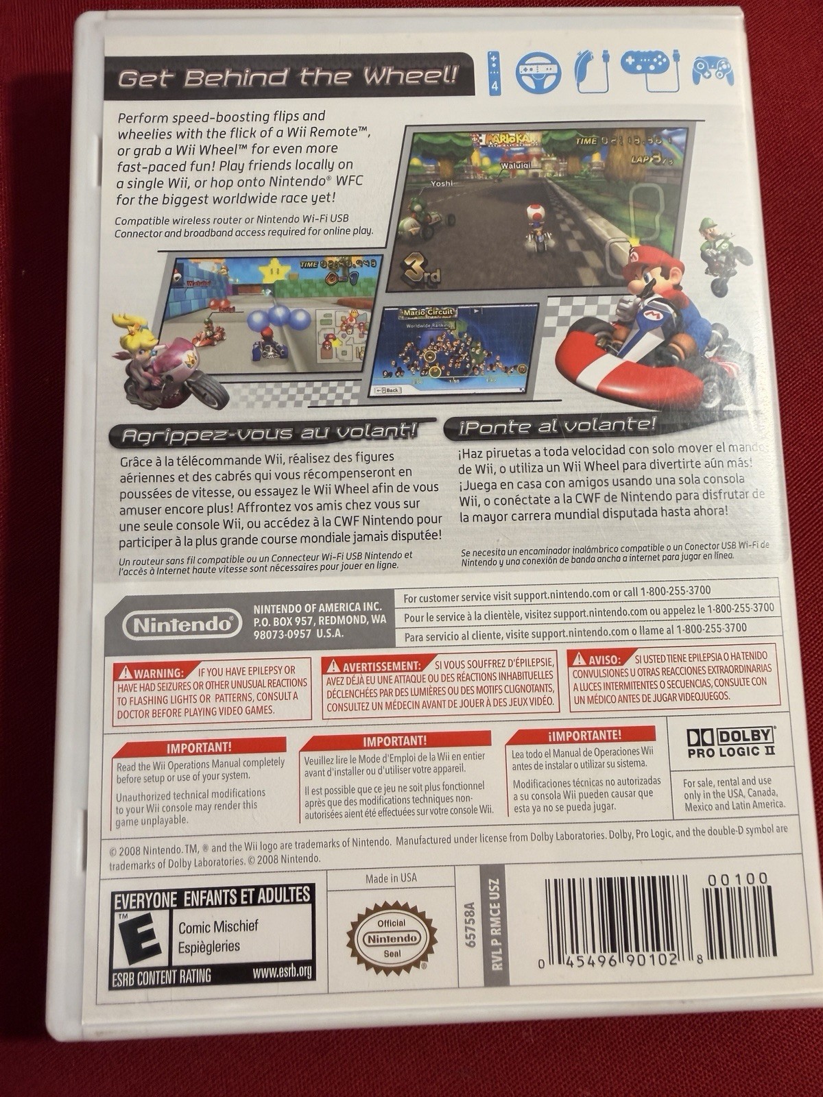 Mario Kart Wii (Nintendo, 2008) Complete