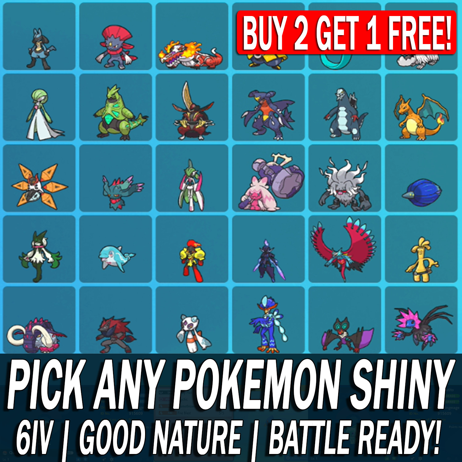 Pokemon Scarlet and Violet SHINY Pokemon 6IV Battle Ready!!