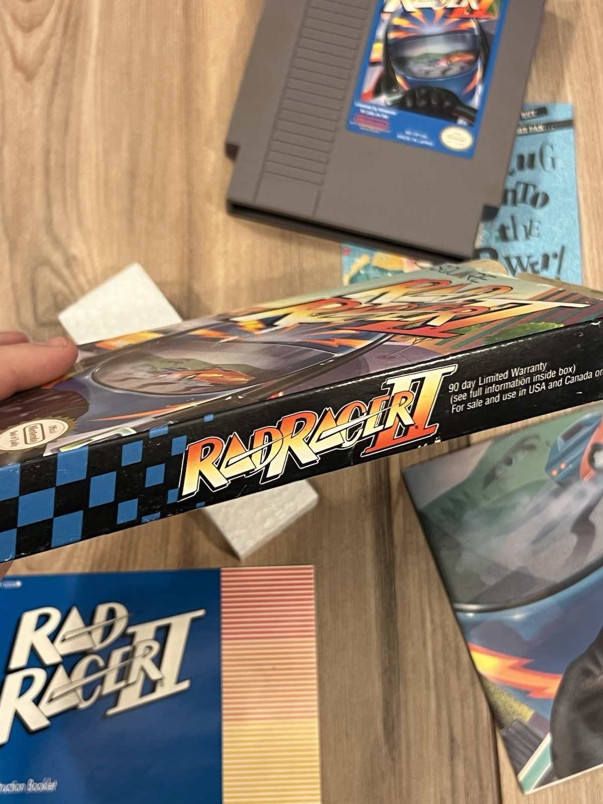 Rad Racer II (Nintendo NES, 1990) CIB Complete w/ Poster & Inserts Tested Works